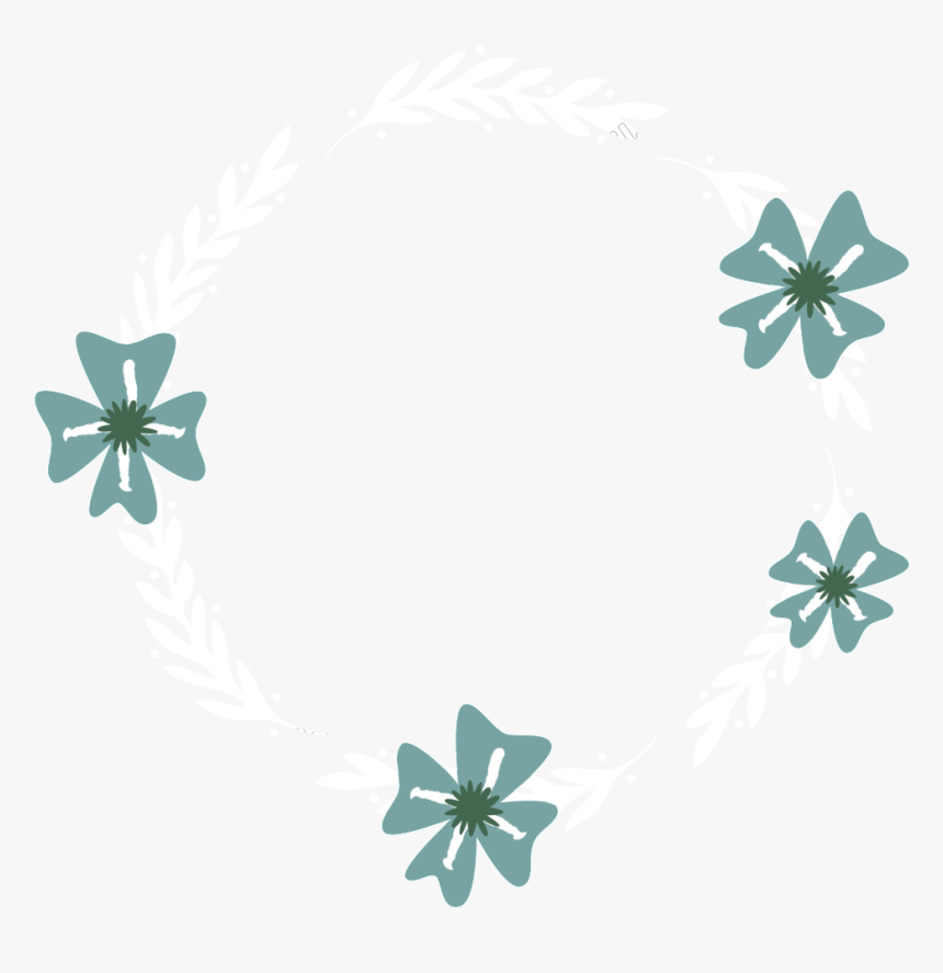 Light Blue Flower Png, Transparent Png