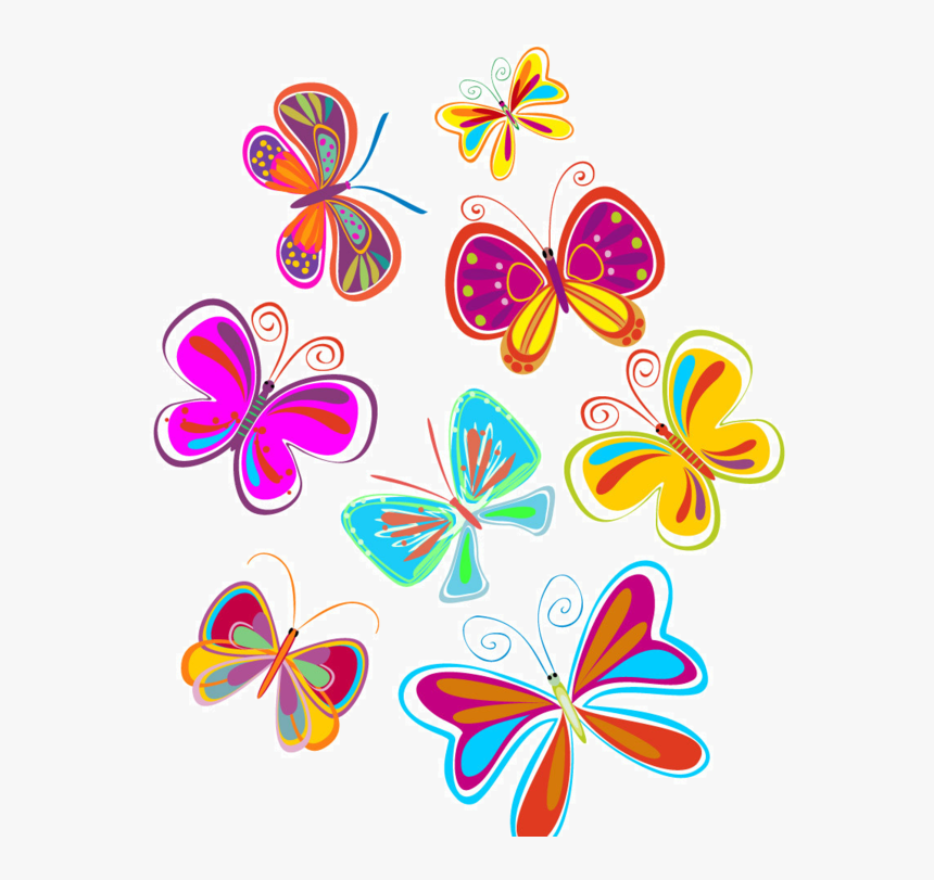 Butterfly Cartoon, HD Png Download