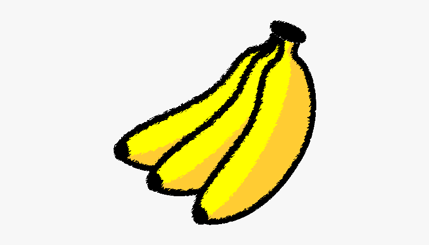 Bananas Monochrome Painting Fruit - Banana Png, Transparent Png