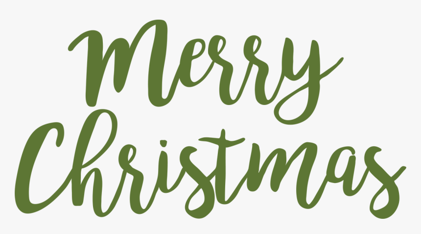 Merry Christmas - Calligraphy, HD Png Download