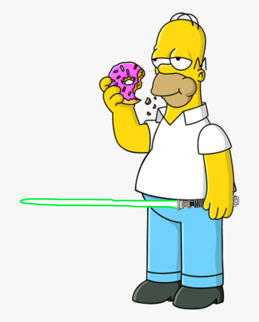 Darth Vader Clipart Homer Simpson - Dad On The Simpsons, HD Png Download