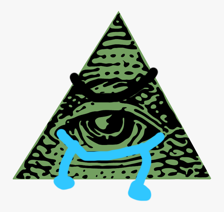 Image Crying My Singing - Illuminati Triangle, HD Png Download