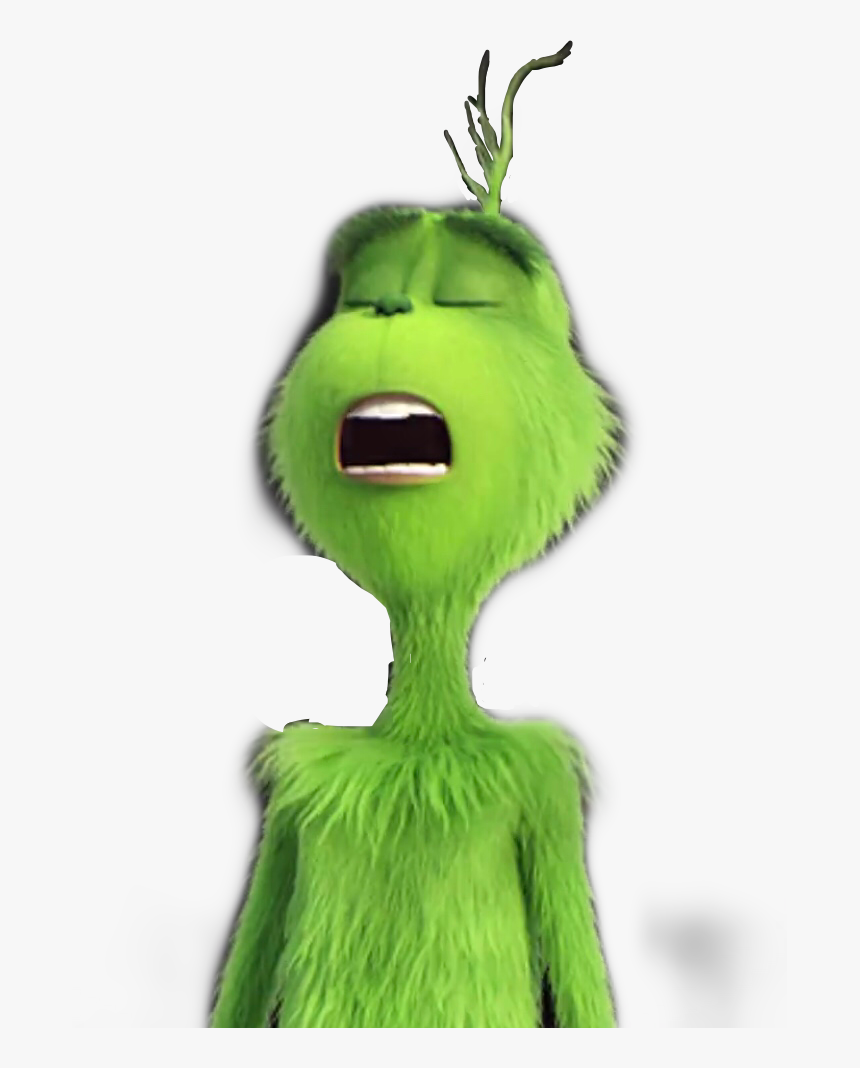 #grinch #christmas #character #cartoon #cute #green - Plush, HD Png Download