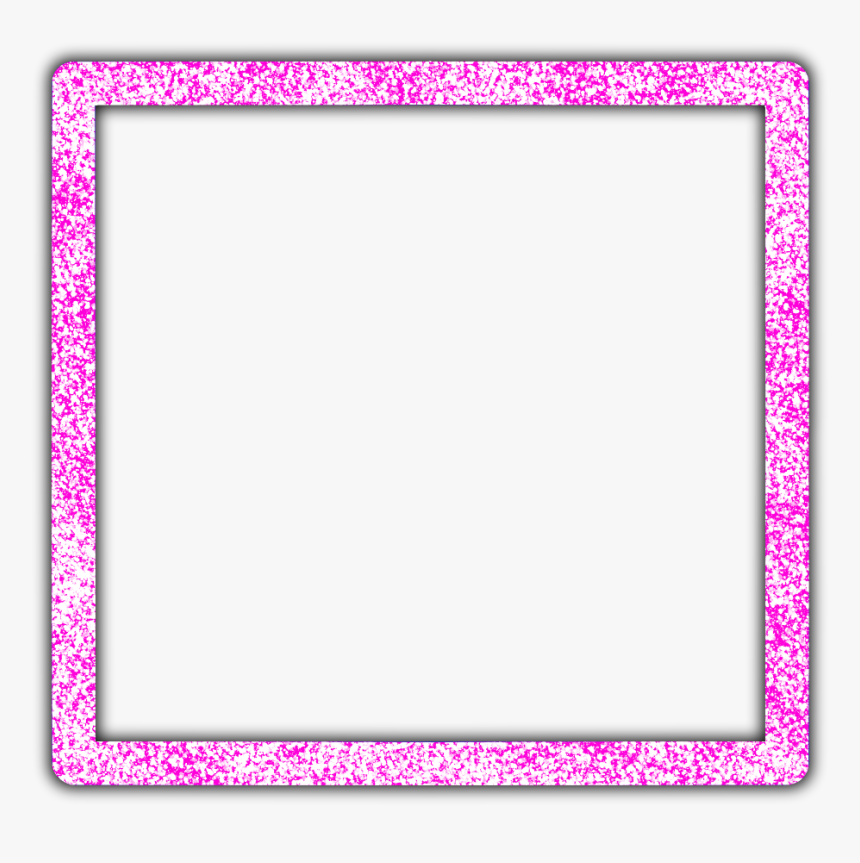 #sticker #neon #square #pink #freetoedit #frame #border, HD Png Download
