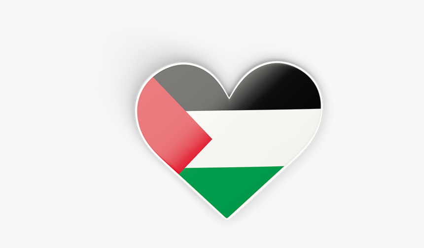 Download Flag Icon Of Palestinian Territories At Png - Palestine Flag Heart Png, Transparent Png