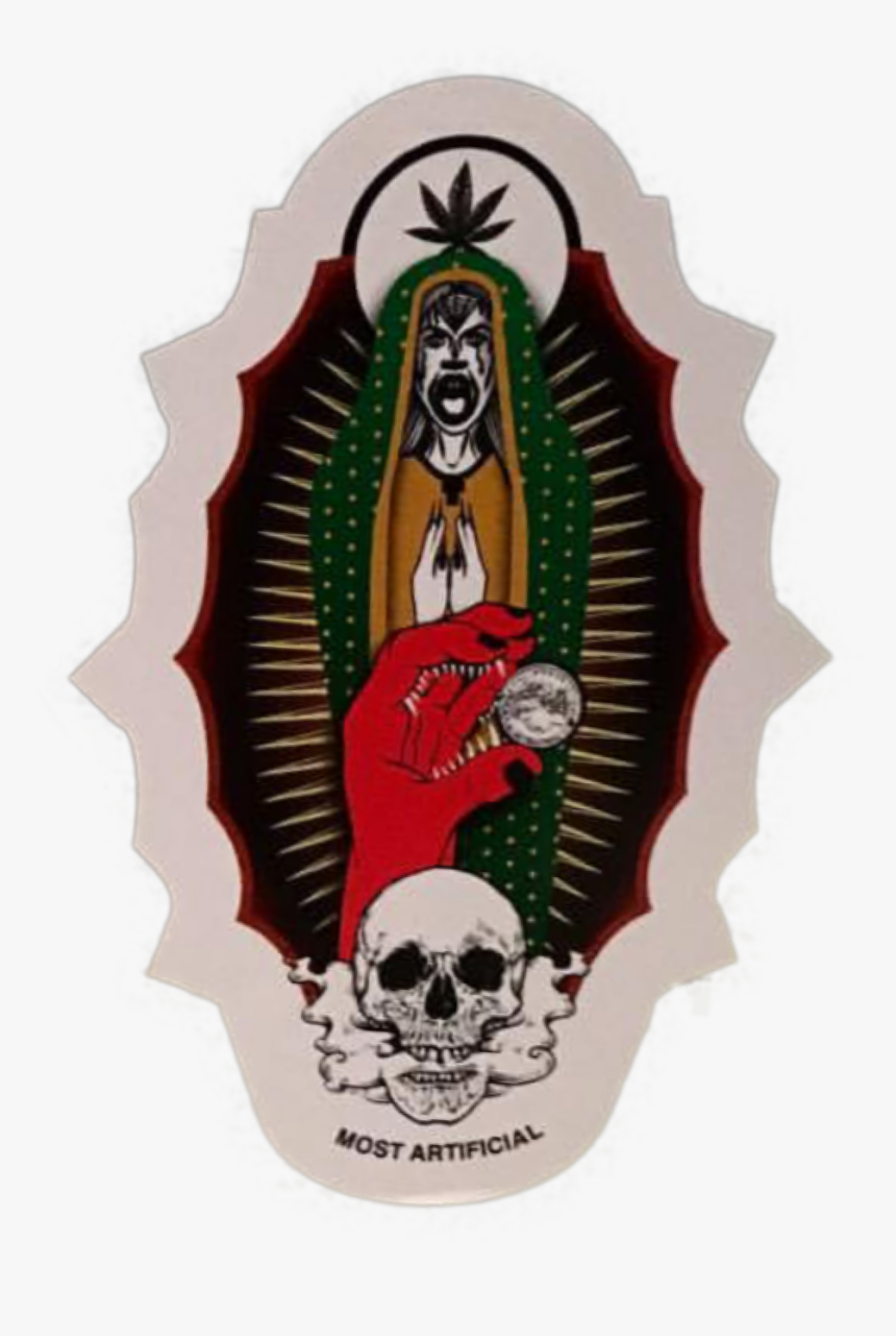 #stickergang #weird #illuminati #freemason #wtf #creepy - Skull, HD Png Download