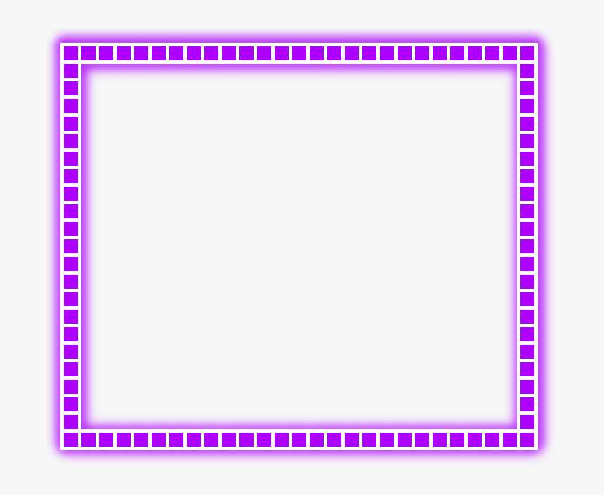 #neon #freetoedit #square #purple #kare #frame #border - Alpine Museum, HD Png Download