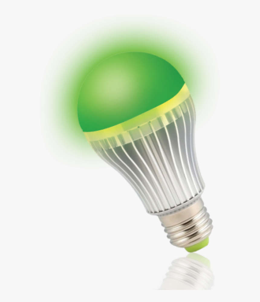 Illuminati Super Green Led Light Bulb , 5 Watt 
 Title - Led Light Bulbs, HD Png Download