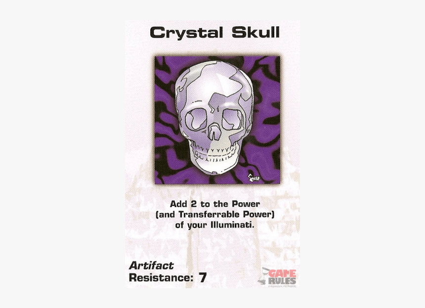 Illuminati Card Game Crystal Skull, HD Png Download