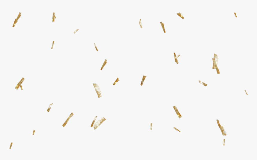 Gold-confetti - Pattern, HD Png Download