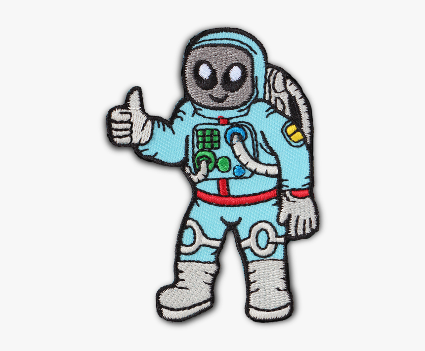 The Alien Astronaut Patch - Astronaut Clothes Cartoon, HD Png Download