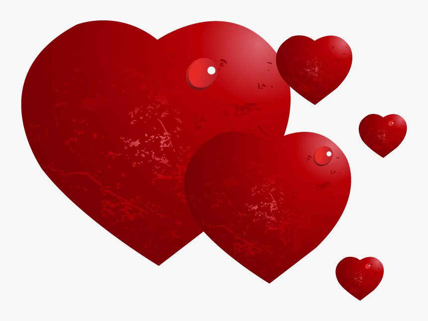 Heart Clipart Water - Corazones Png Para Photoscape, Transparent Png