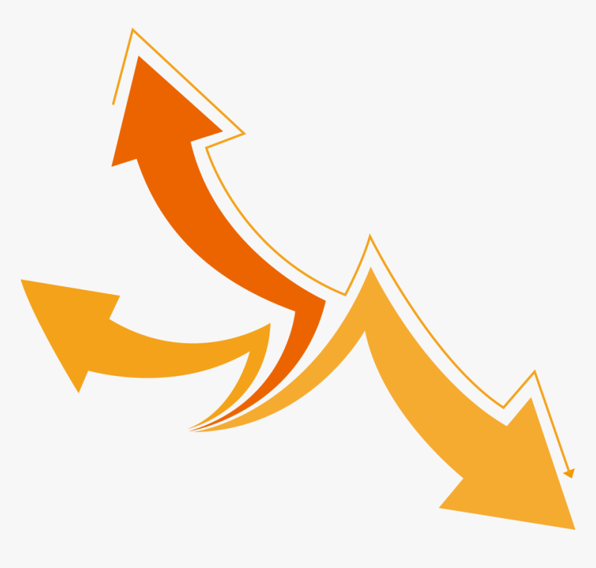 Flechas En Lineas Png, Transparent Png