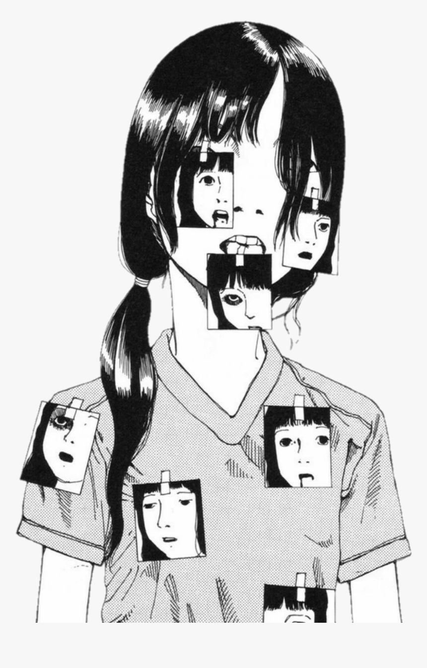 #girl #creepy #anime - Shintaro Kago, HD Png Download