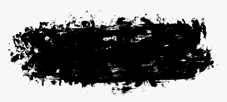 Grunge Black Brush Png, Transparent Png