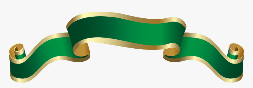 Gum Clipart Green - Red And Green Banner Clipart, HD Png Download