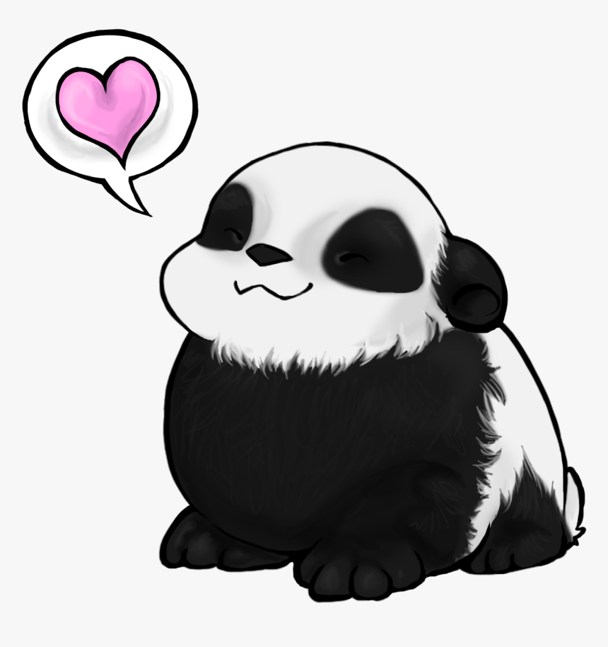 Happy Cartoon Panda, HD Png Download