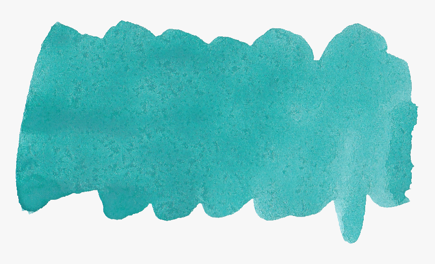 Turquoise Watercolor Stroke, HD Png Download
