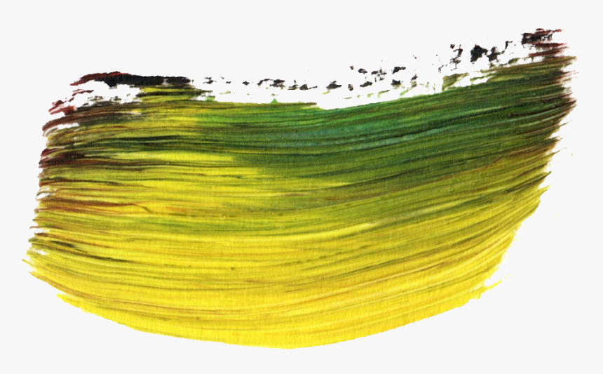 Brush Paint Yellow Green Png, Transparent Png