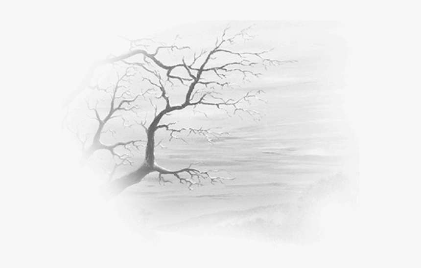 Painting Of Dead Branches, HD Png Download
