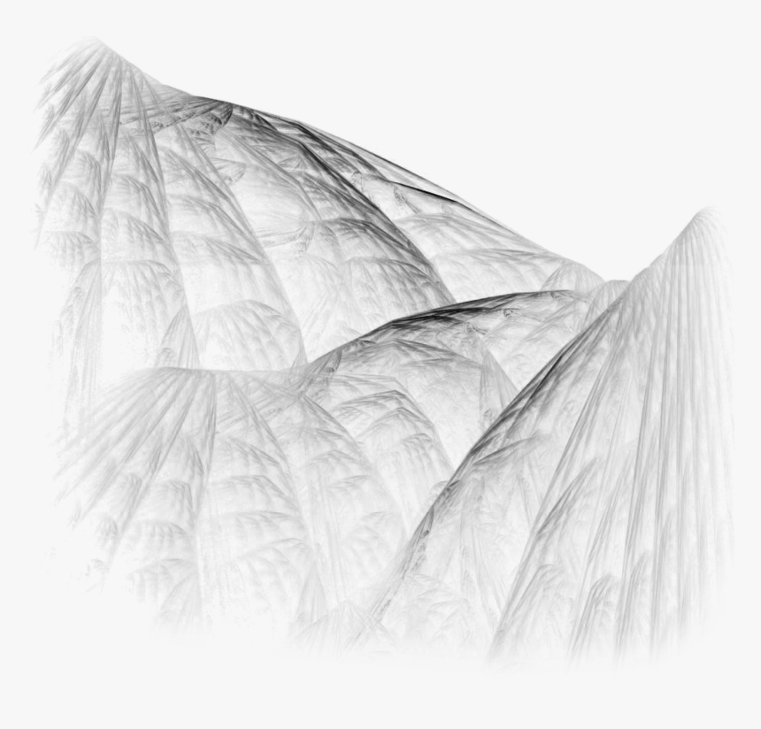 黑色山水墨画免抠图图片 - Ink Wash Painting, HD Png Download