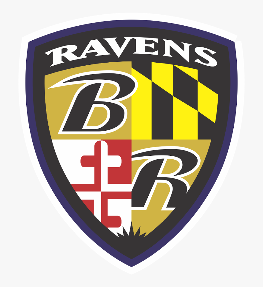Baltimore Ravens Coat Of Arm Logo, Baltimore Ravens - Baltimore Ravens Shield Logo, HD Png Download