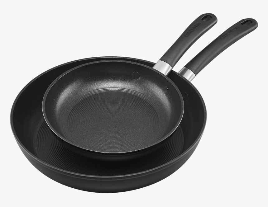 Circulon Ultimum Open French Skillet Twin Pack - Transparent Cast Iron, HD Png Download