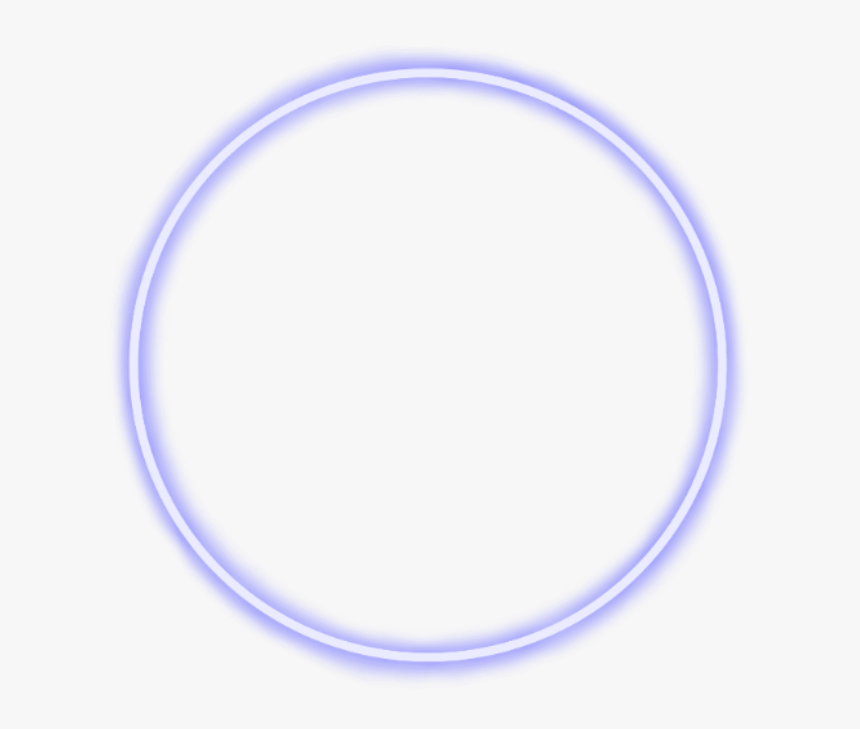 #geometric #round #neon #border #frame #freetoedit - Circle, HD Png Download