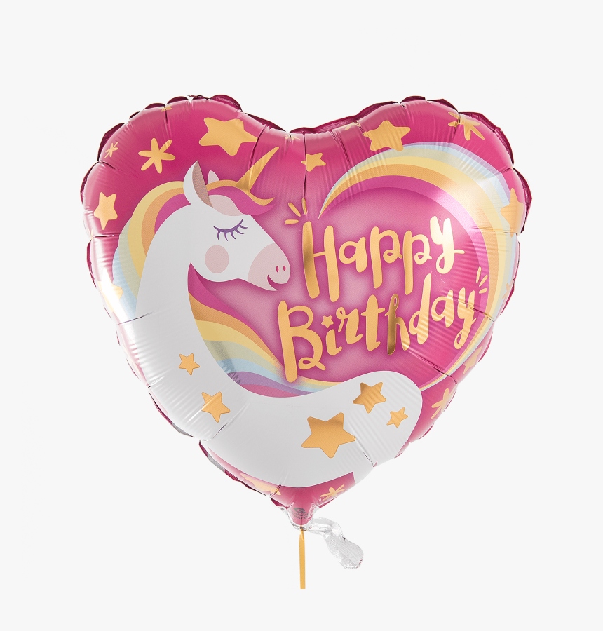 Magical Unicorn Happy Birthday - Balloon, HD Png Download