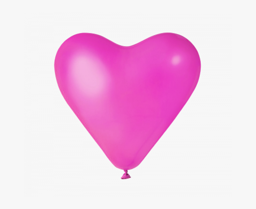 Red Heart Shaped Balloon, HD Png Download