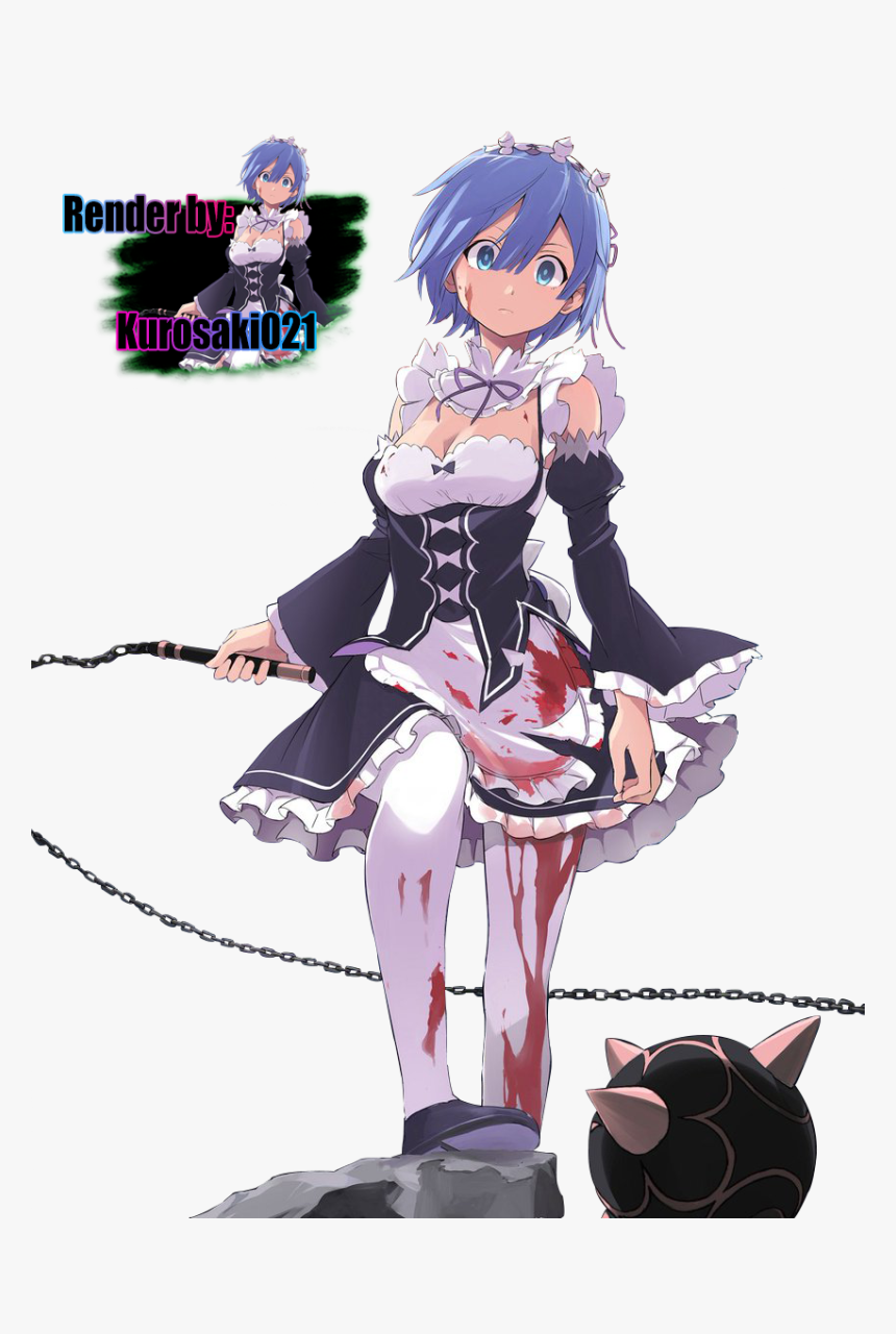 Rem Re Zero Render, HD Png Download