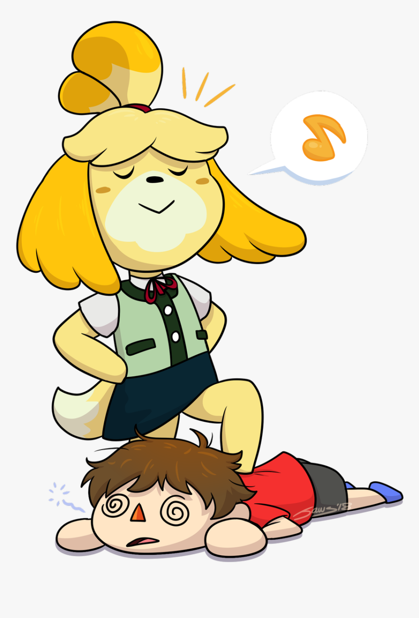 Animal Crossing Isabelle And Villager, HD Png Download