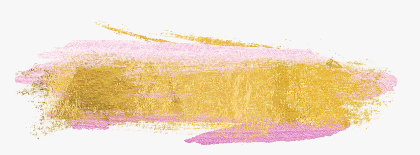 Gold Paint Brush Stroke, HD Png Download