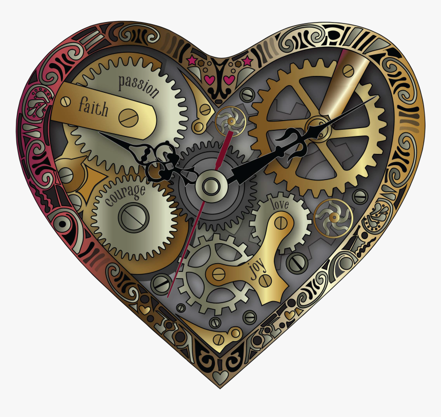 Transparent Steampunk Clock Png - Quartz Clock, Png Download