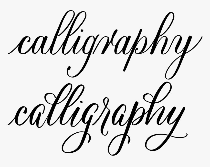 Different Kinds Of Calligraphy Words, HD Png Download , Transparent Png ...