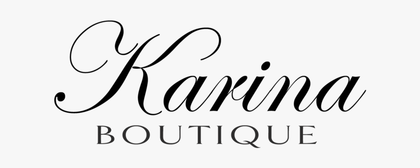 Karina Boutique Logo - Calligraphy, HD Png Download