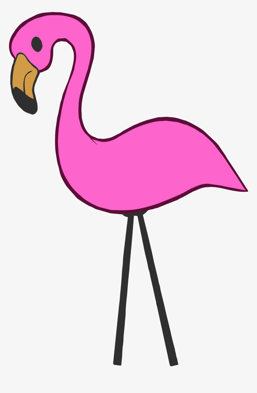 Pink Flamingo Png - Hot Pink Flamingo Clipart, Transparent Png