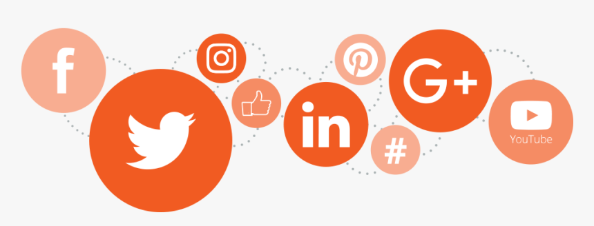 4 Social Networks - Social Media E Marketing, HD Png Download