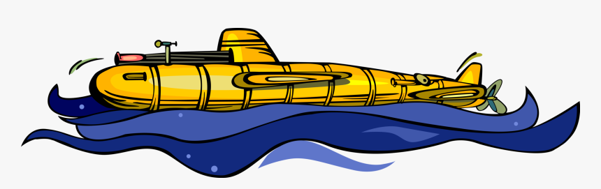 Prototype Navy Submersible Vector - Submarine Cliparts Transparent Background, HD Png Download