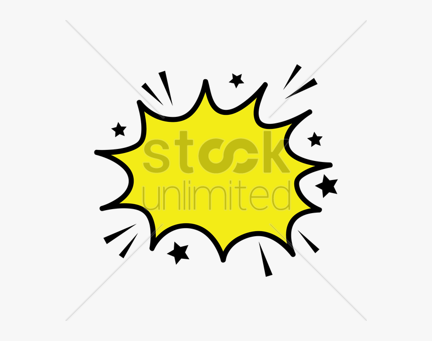 Comic Speech Bubble Vector Image - Silver Christmas Clip Art, HD Png Download