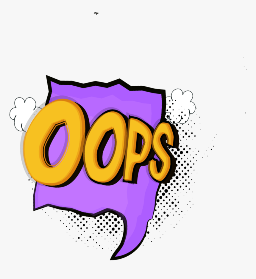 Oops Oops Oopssticker Speechbubble Speech Speechbubble, HD Png Download