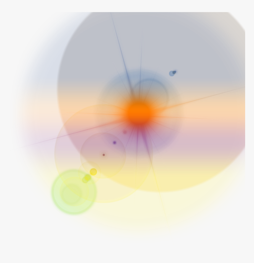 Ftestickers Effect Light Lensflare Rainbowcolors Remixe - Circle, HD Png Download