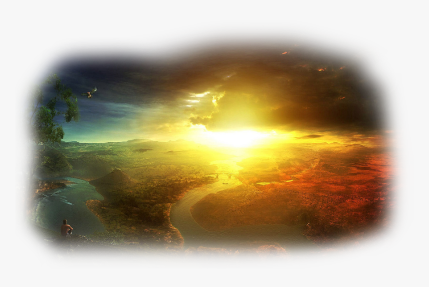 Tubes Coucher De Soleil - Heaven And Hell Hd, HD Png Download