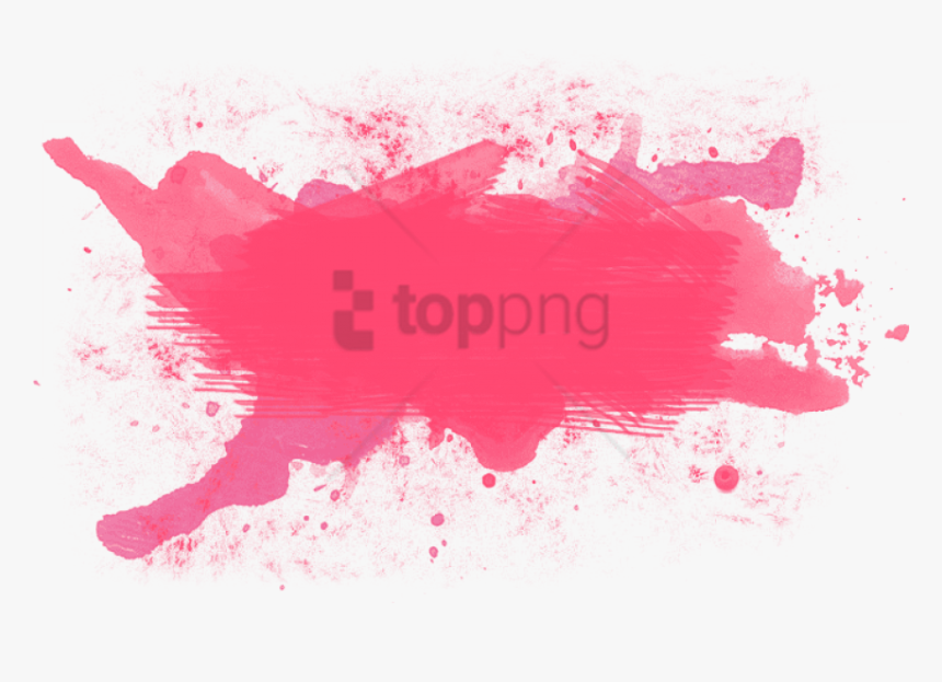 Splash Png Pink Red Paint Image With - Purple Ink Splash Png, Transparent Png