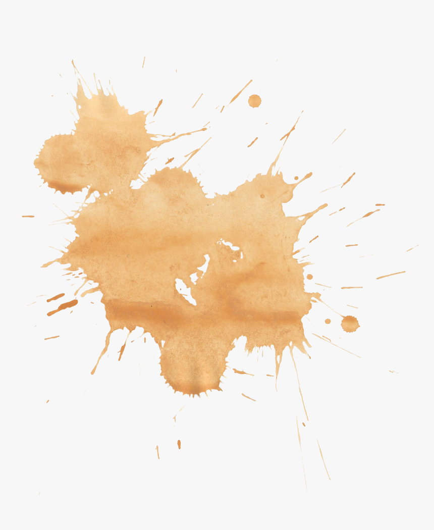 Brown Leaf Watercolor Png, Transparent Png
