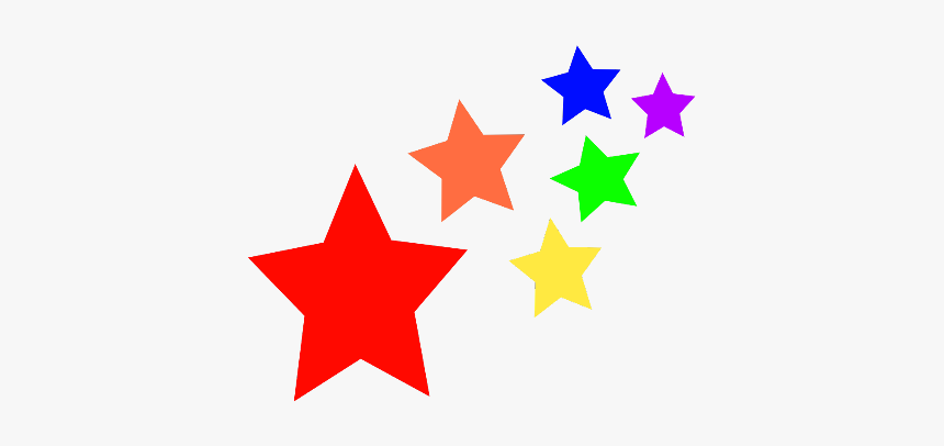 #stars #colors #rainbow #colorful #beautiful #pride - Star Paper Cutter, HD Png Download
