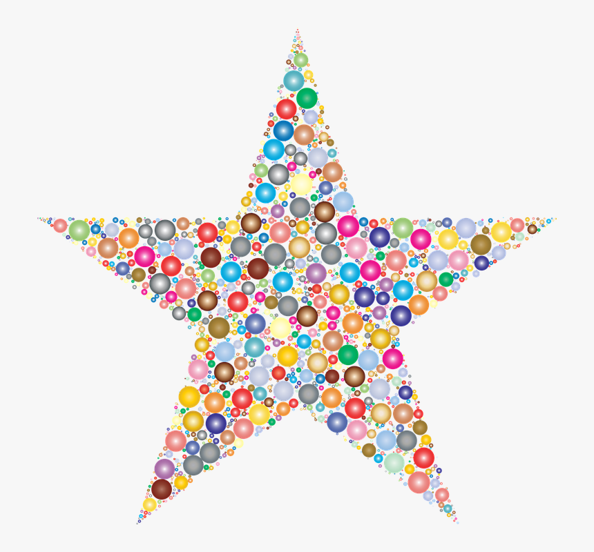 Star Colorful Clipart, HD Png Download