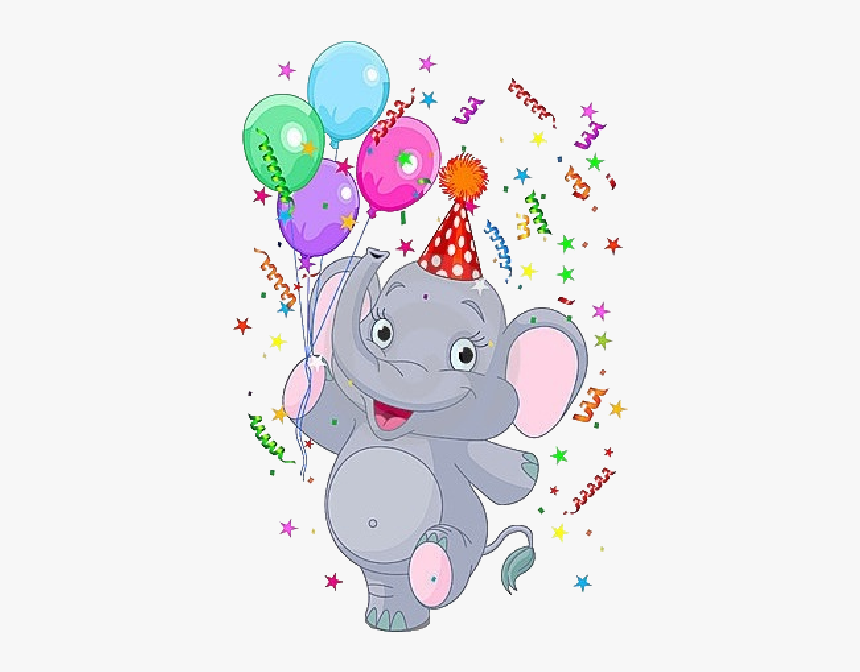 Pin By Cybernoiz On Sweet - Elephant Birthday, HD Png Download