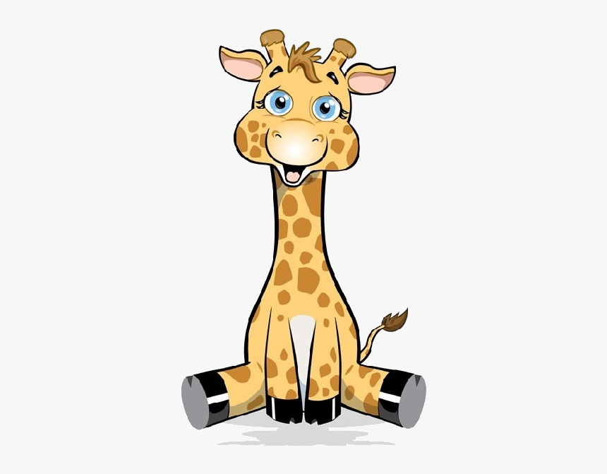 Jungle Clipart Animal Community - Clipart Giraffe, HD Png Download