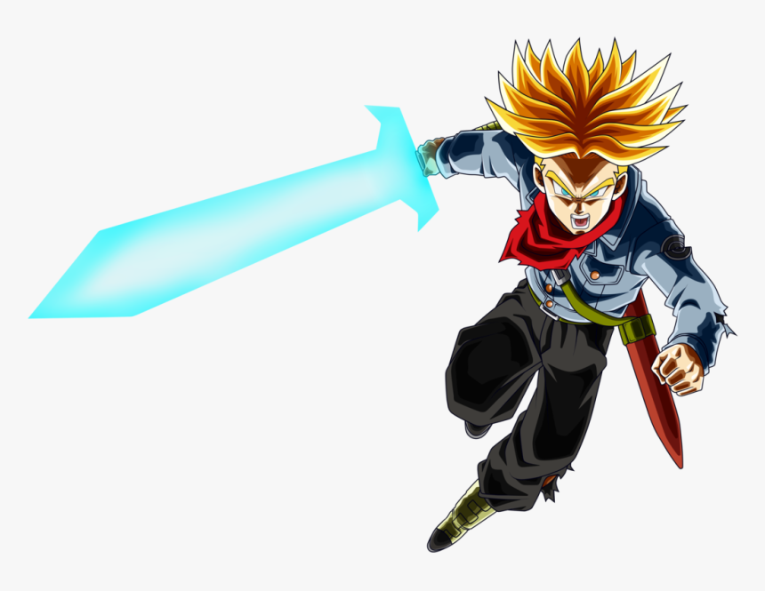 Trunks Del Futuro Con La Espada, HD Png Download